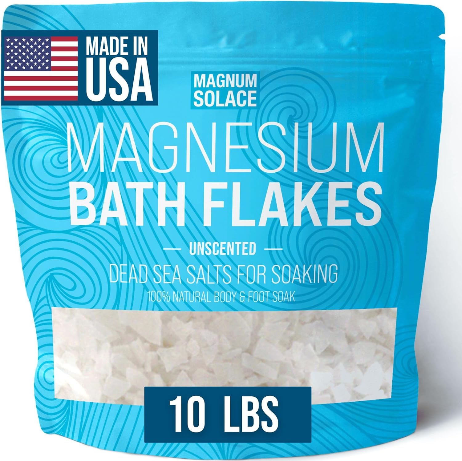 Magnesium Flakes for Bath, 10 LBS 🇺🇸 NEW