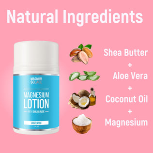 Magnesium Lotion with Shea, Aloe, Vit E