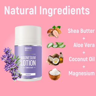 Magnesium Lotion with Shea, Aloe, Vit E